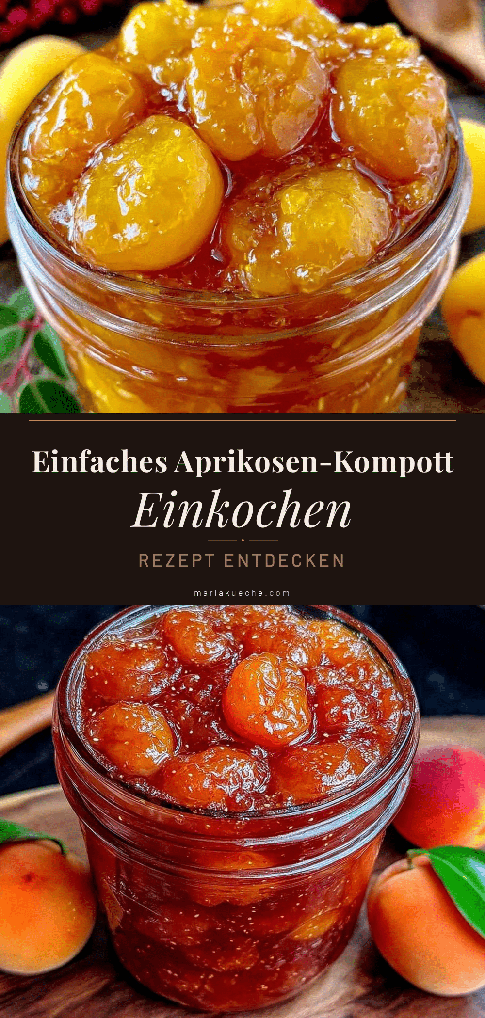 Aprikosen-Kompott einkochen recipe