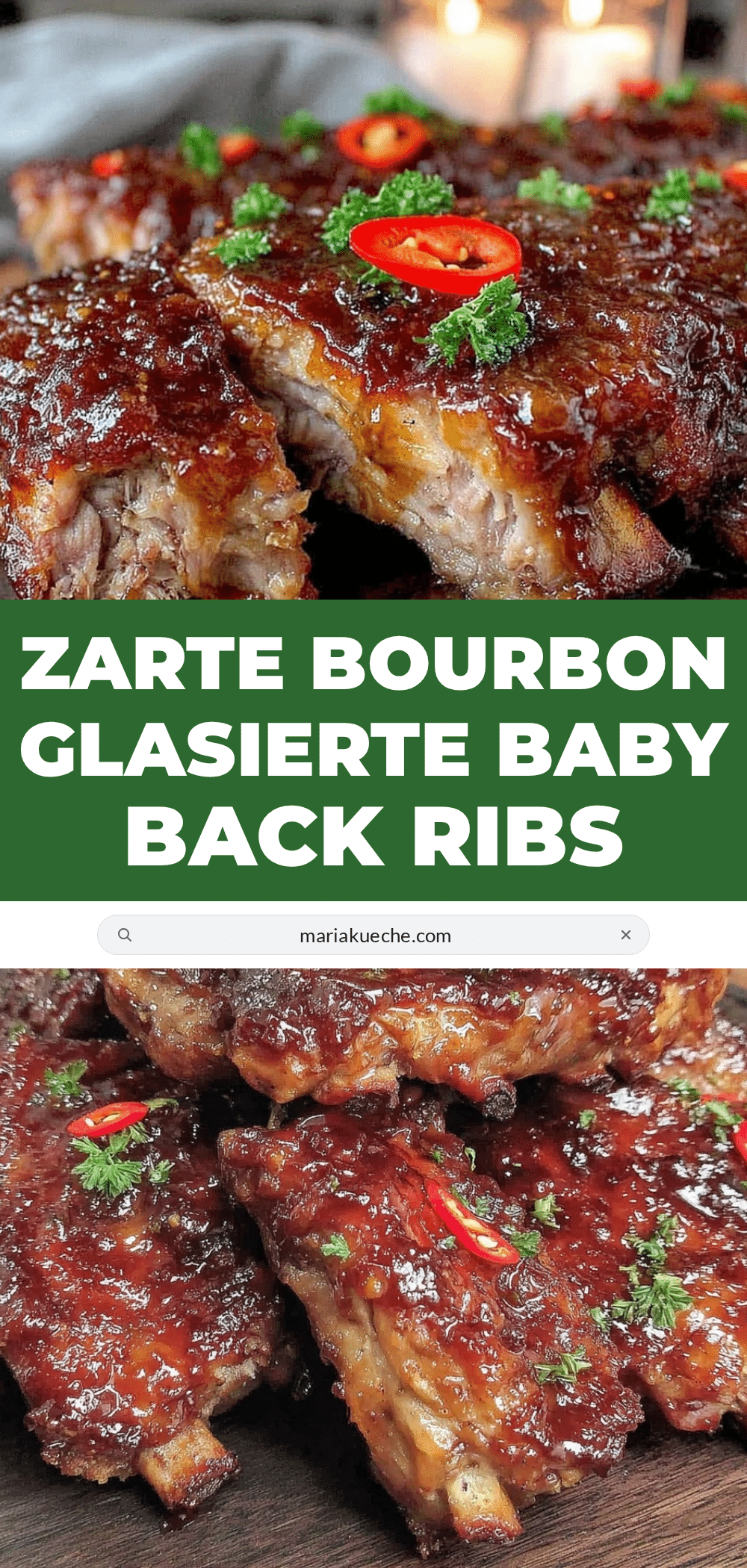 bourbon glasierte baby back ribs recipe