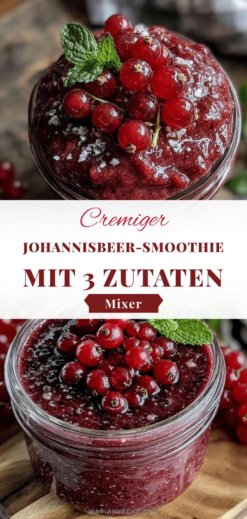 cremiger Johannisbeer-Smoothie recipe