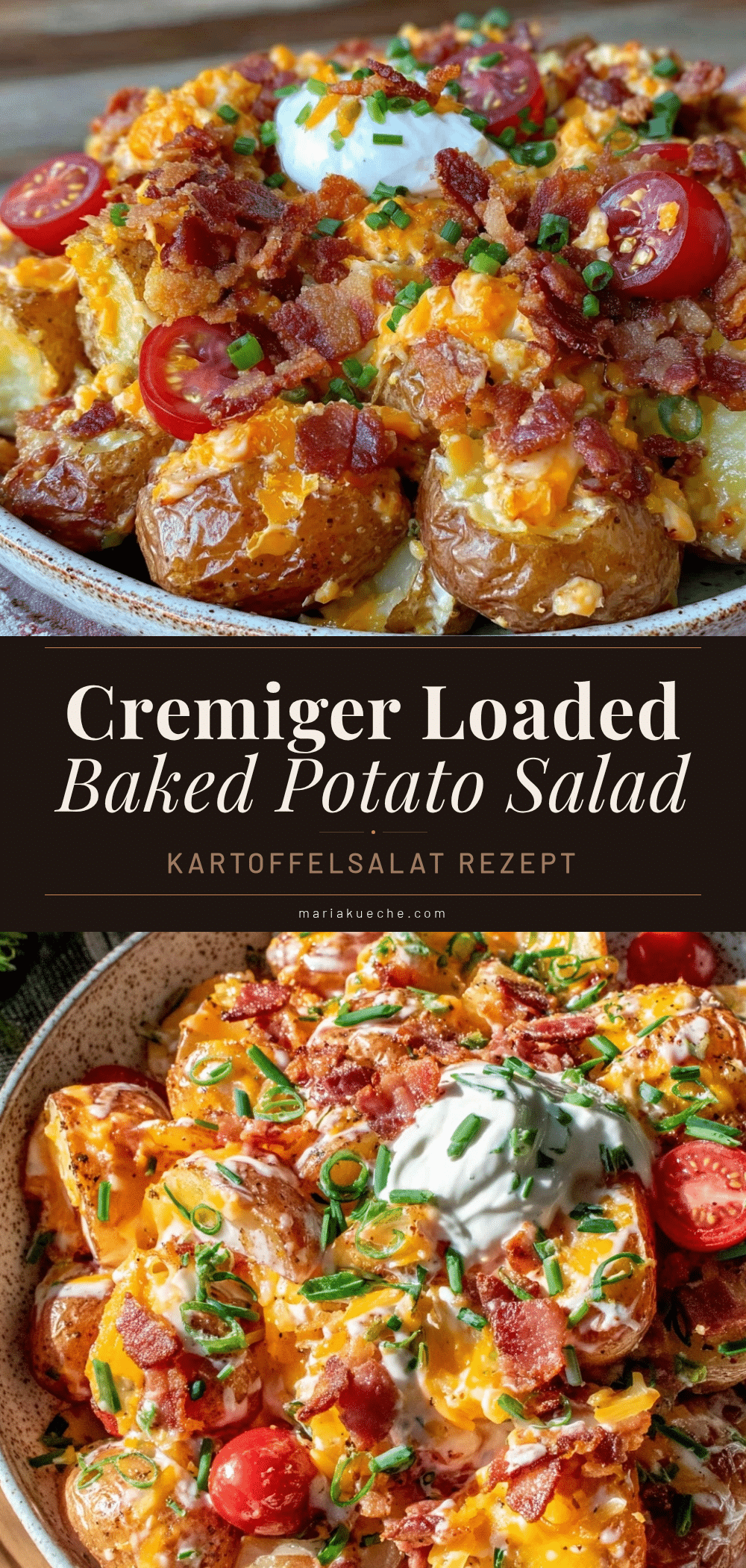 cremiger Loaded Baked Potato Salad recipe