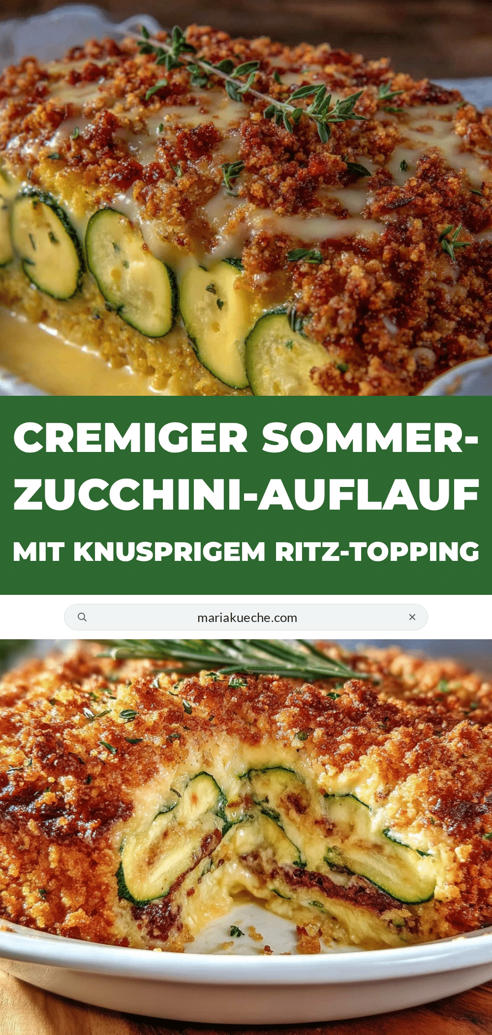cremiger Sommer-Zucchini-Auflauf recipe