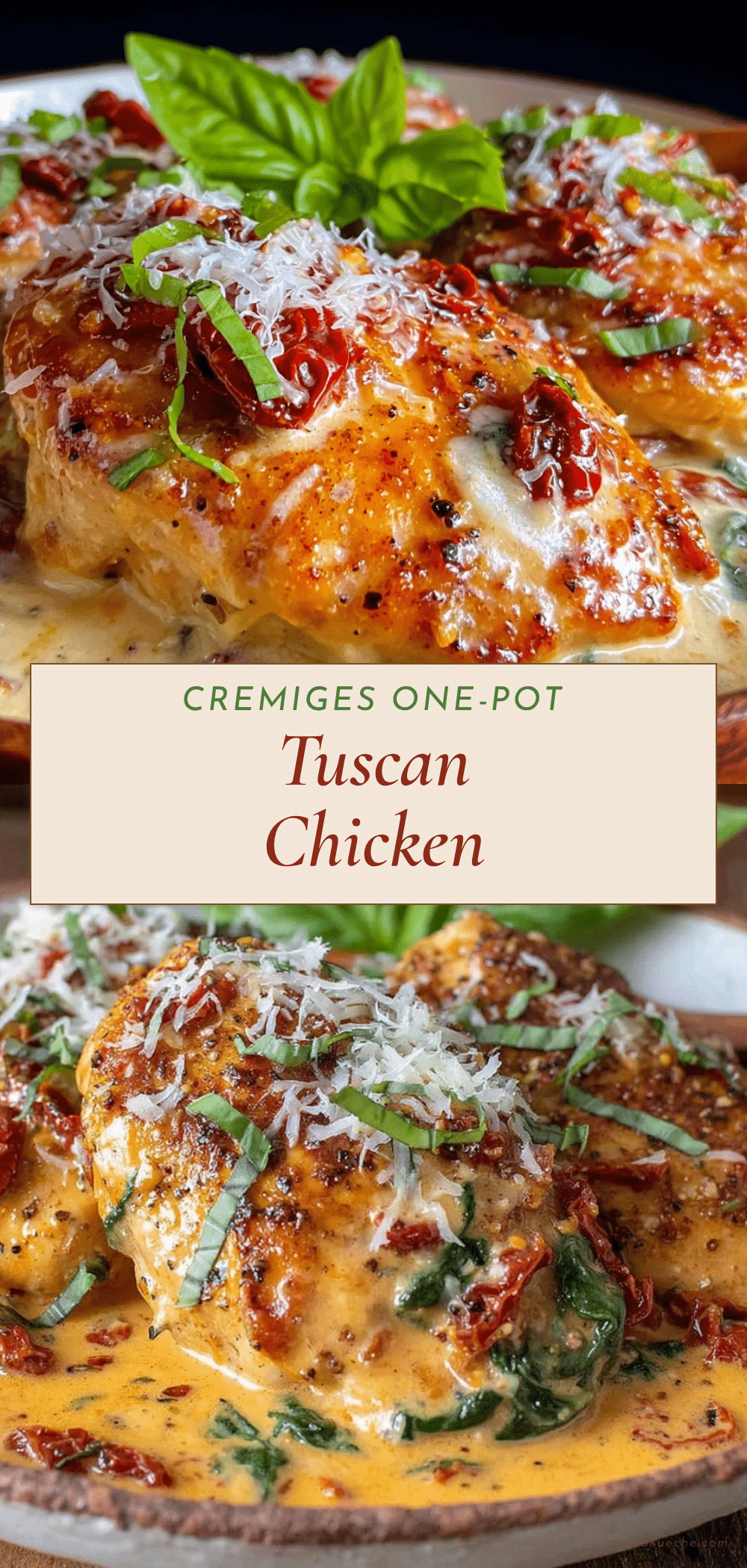 cremiges One-Pot Tuscan Chicken recipe