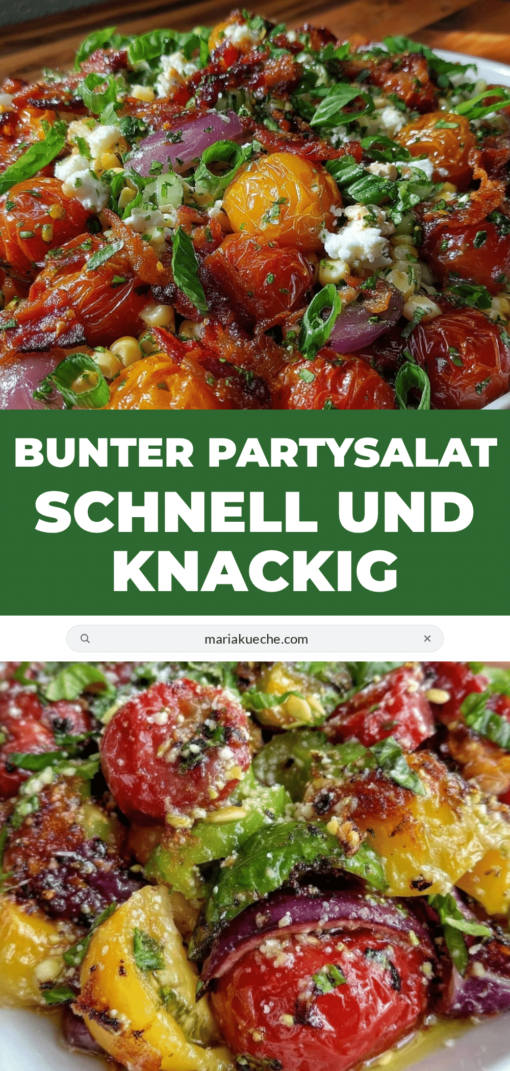 frischer bunter Partysalat recipe