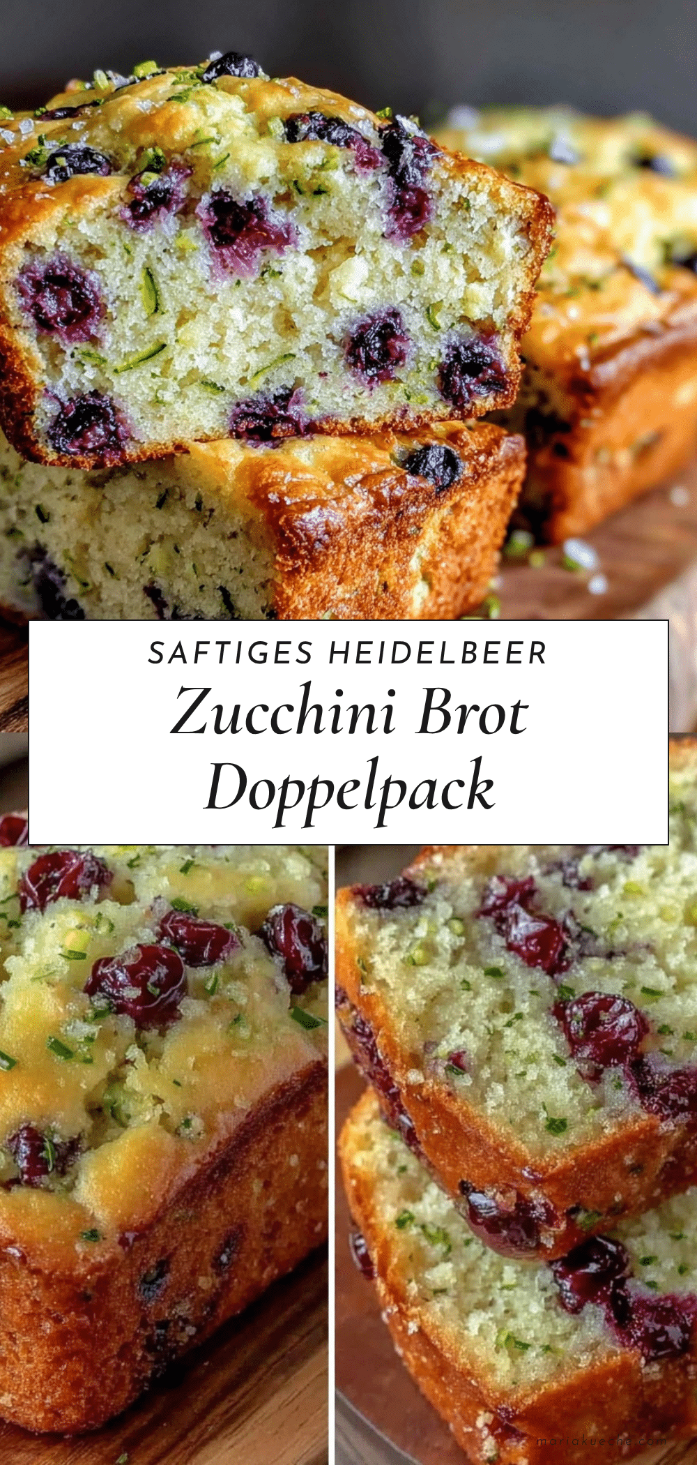 Heidelbeer Zucchini Brot recipe