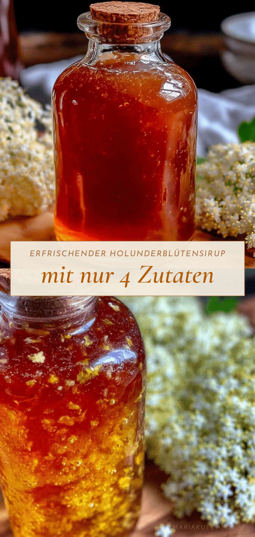 Holunderblütensirup Grundrezept recipe