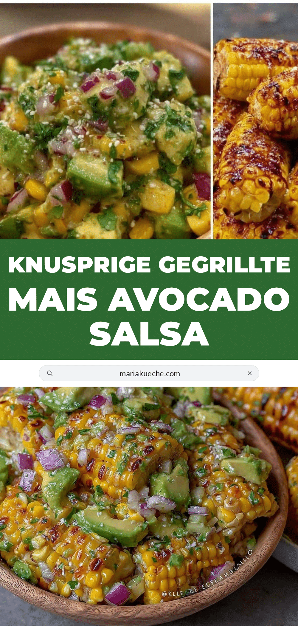 knusprige gegrillte mais avocado salsa recipe