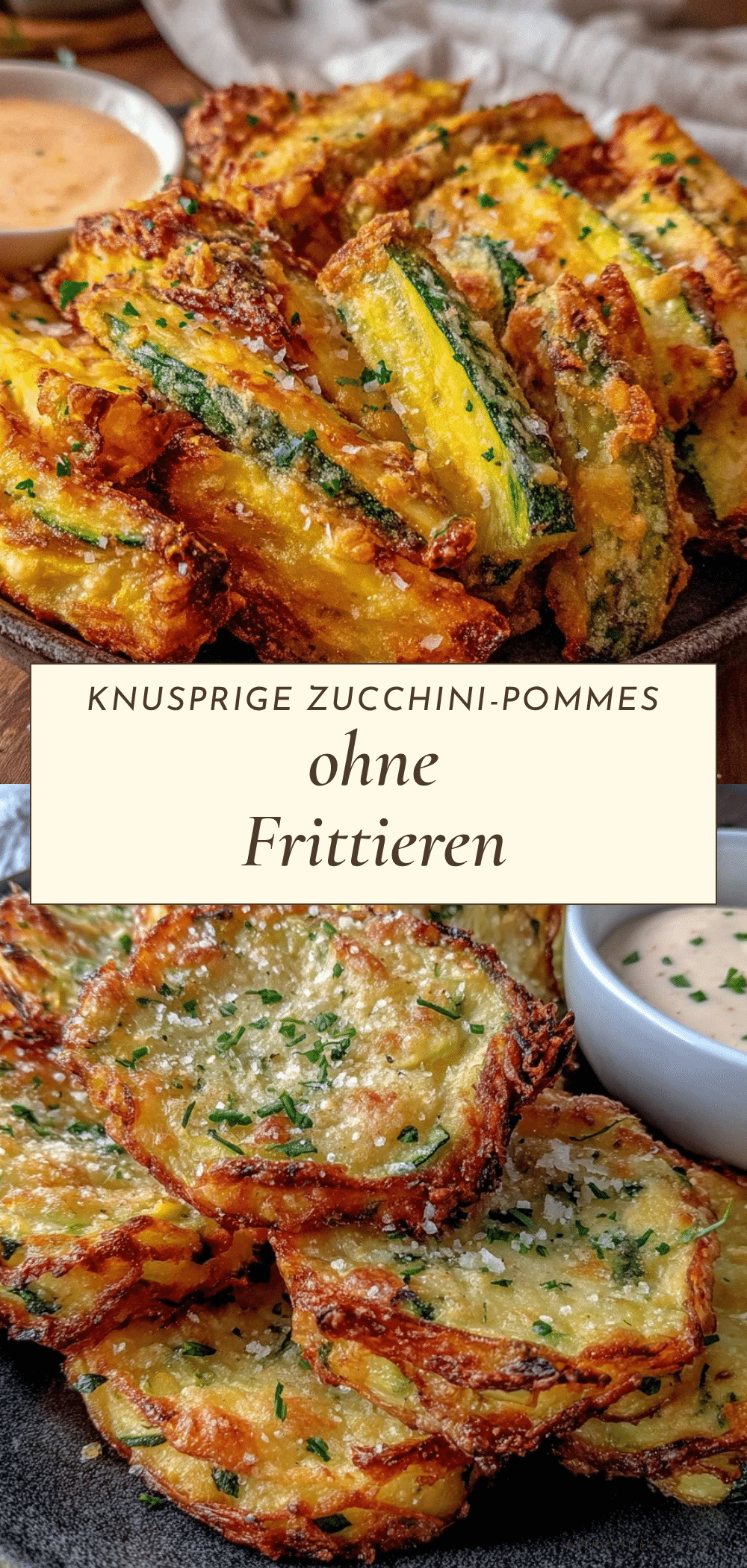 knusprige zucchini-pommes recipe