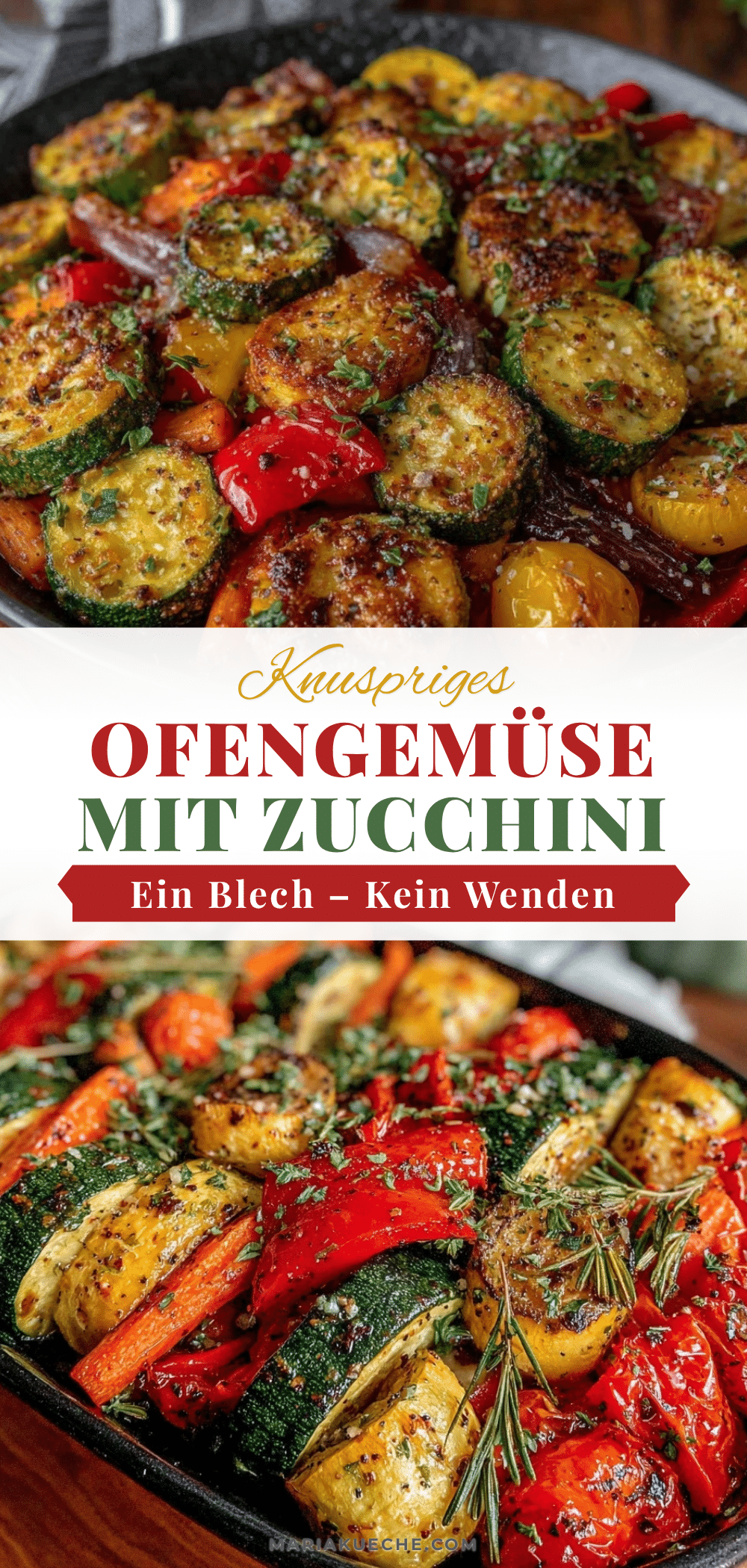 knuspriges Ofengemüse mit Zucchini recipe