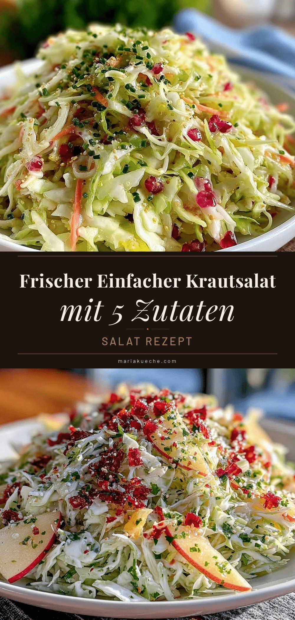 Krautsalat ohne Mayonnaise recipe