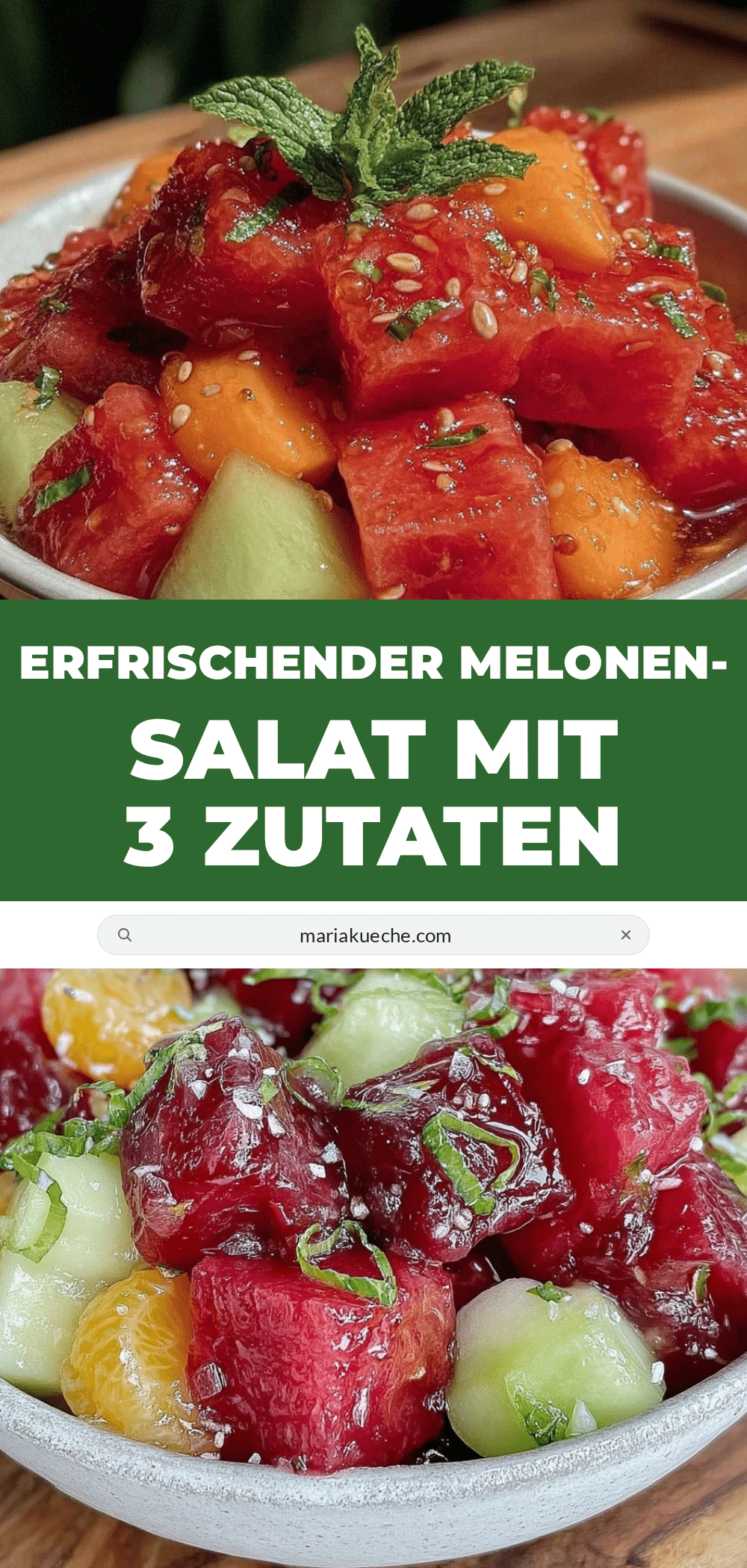Melonen-Salat süß recipe