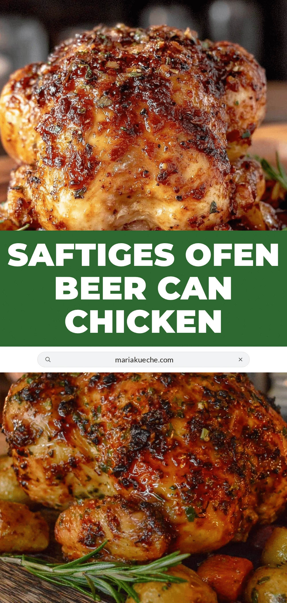 Ofen Beer Can Chicken recipe