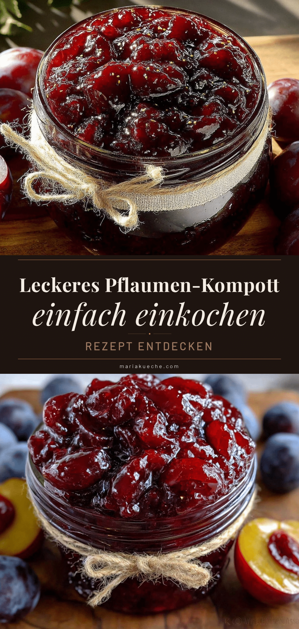 Pflaumen-Kompott einkochen recipe