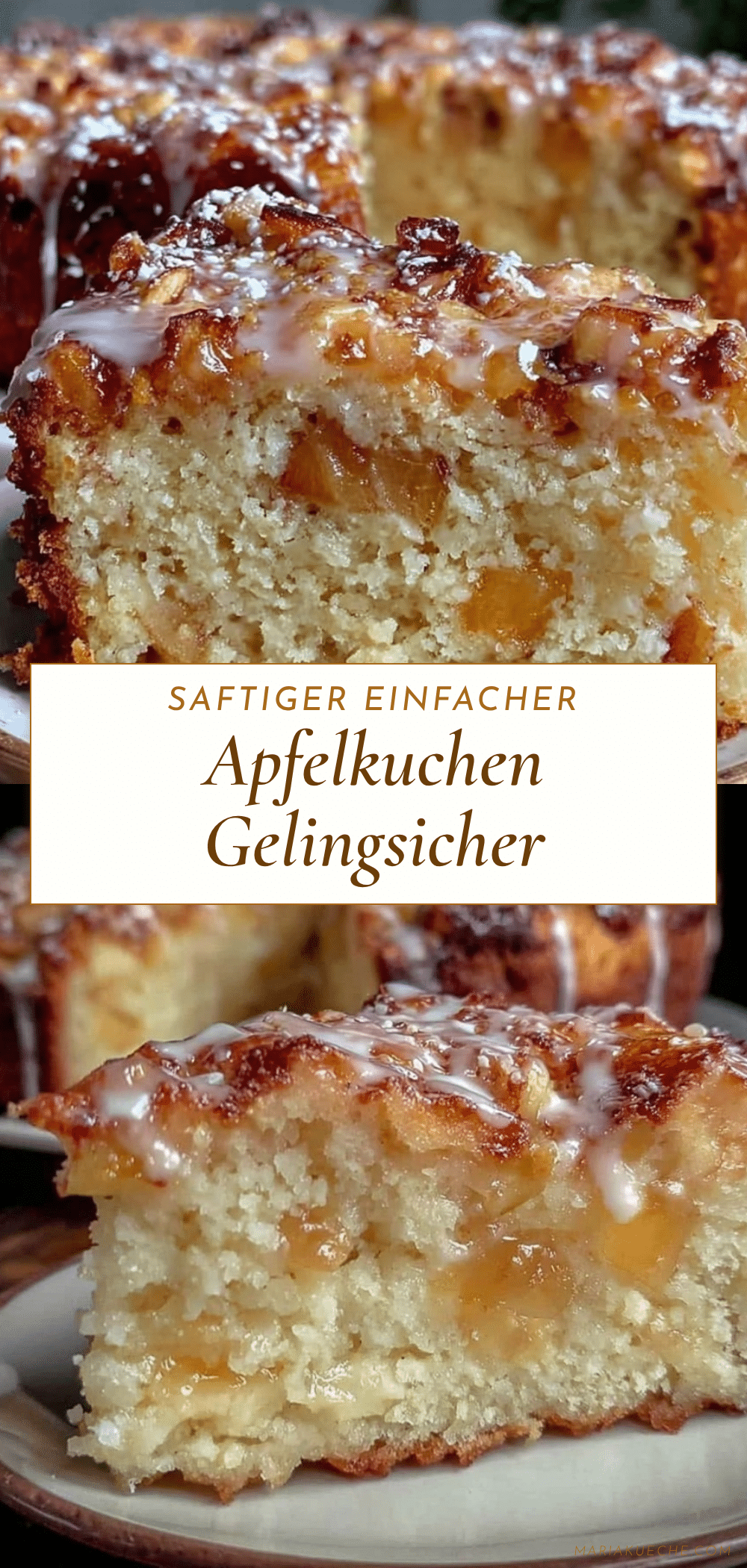 saftiger einfacher Apfelkuchen recipe