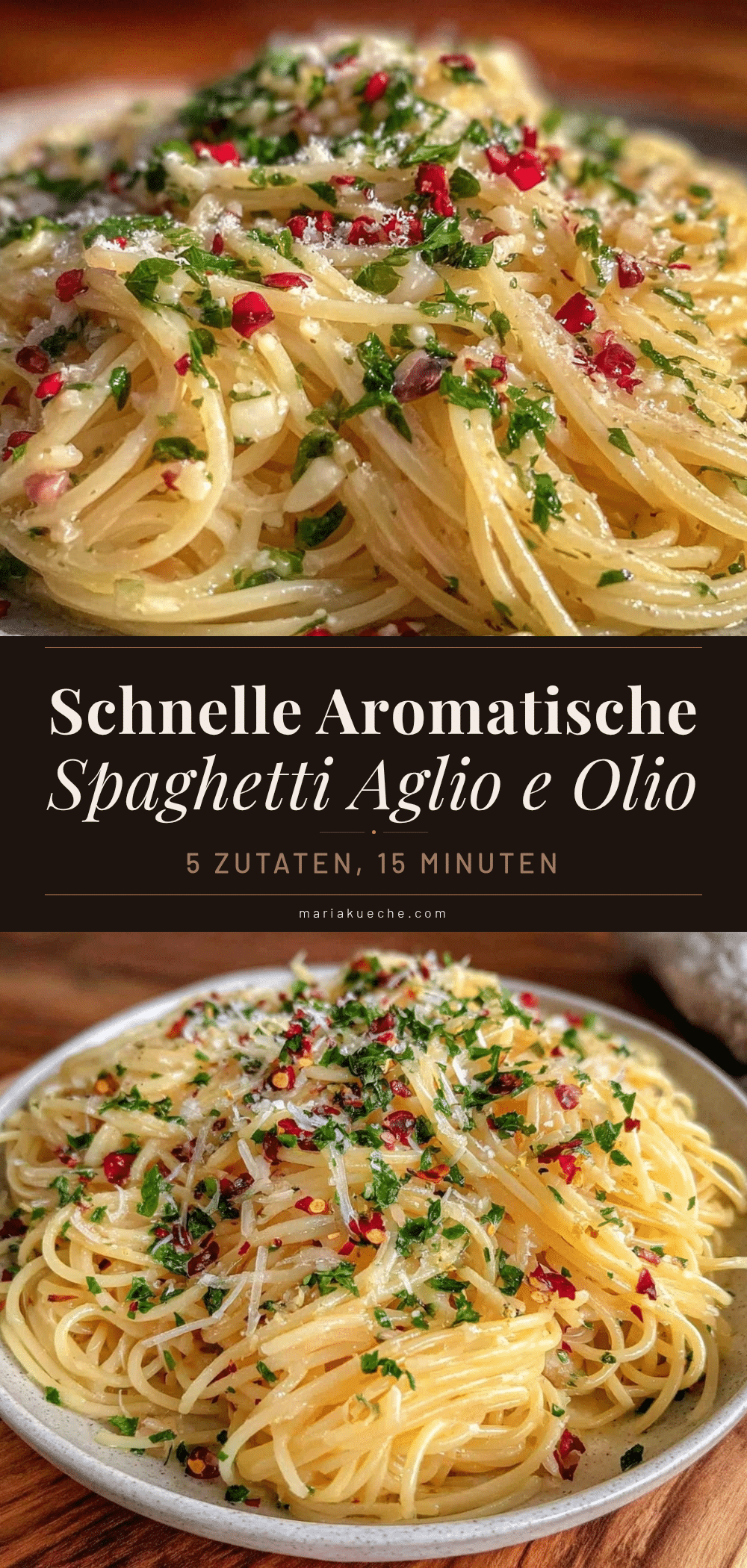 schnelle aromatische spaghetti aglio e olio recipe