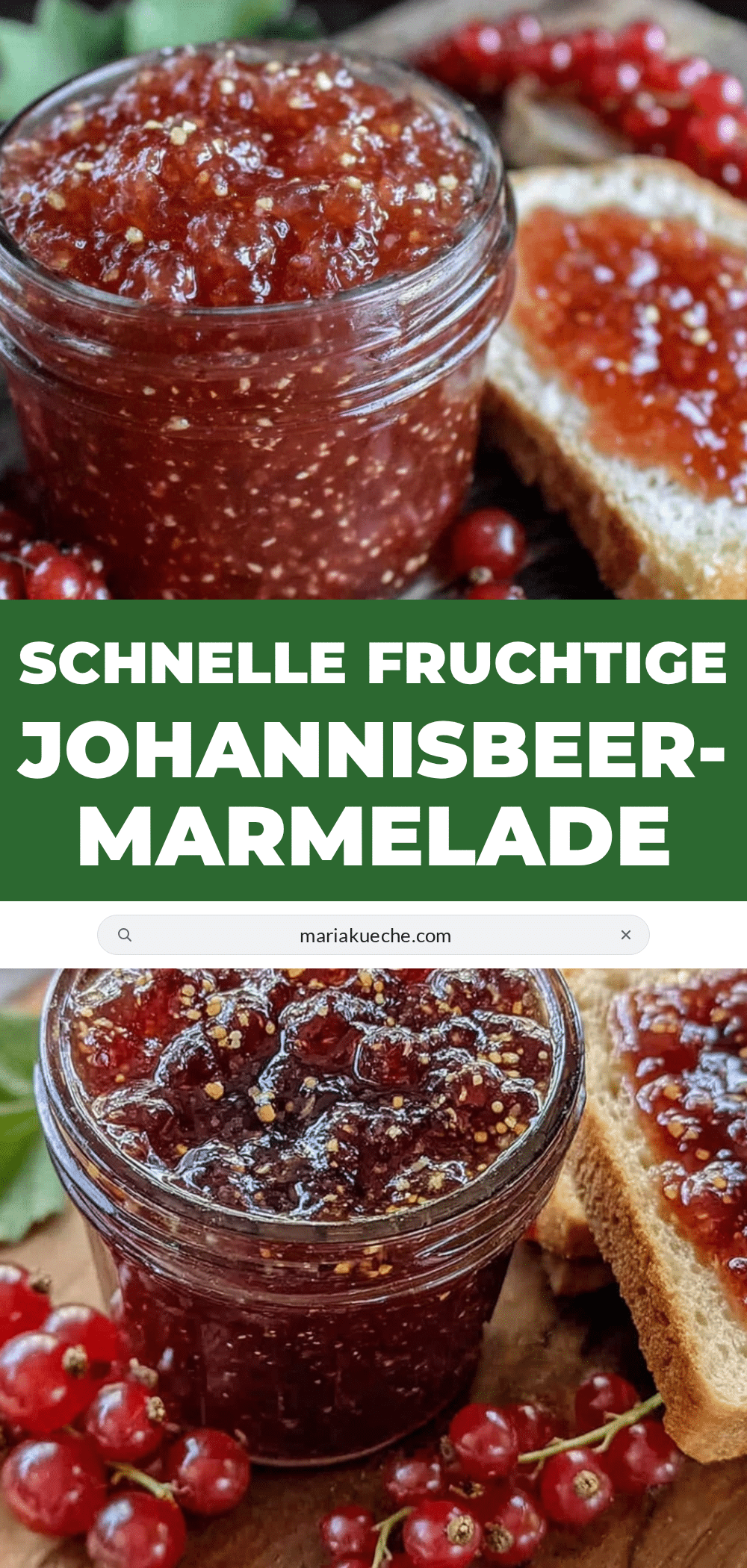 schnelle einfache johannisbeer-marmelade recipe