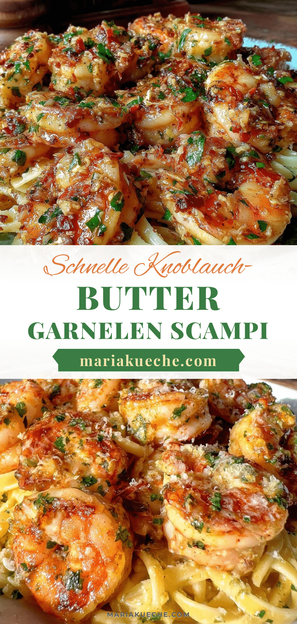 schnelle knoblauch-butter garnelen scampi recipe