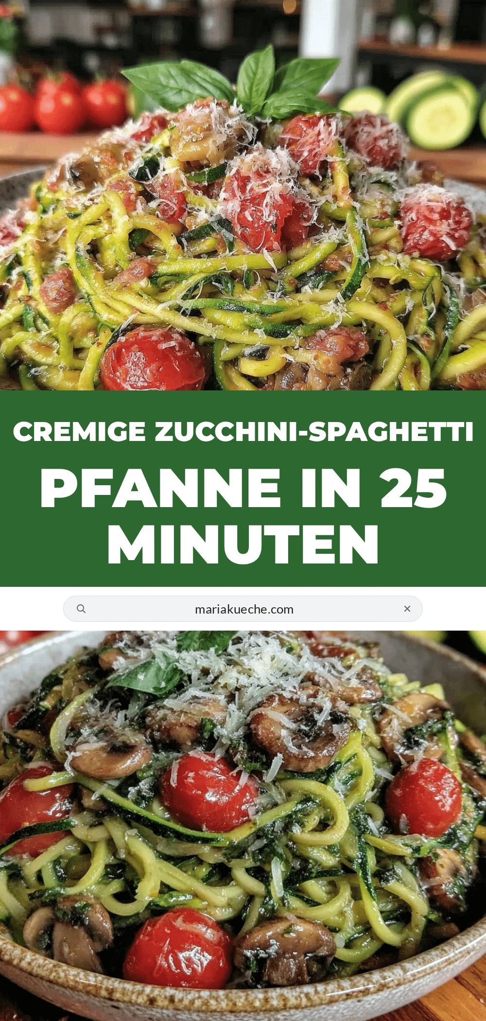 schnelle zucchini-spaghetti-pfanne recipe