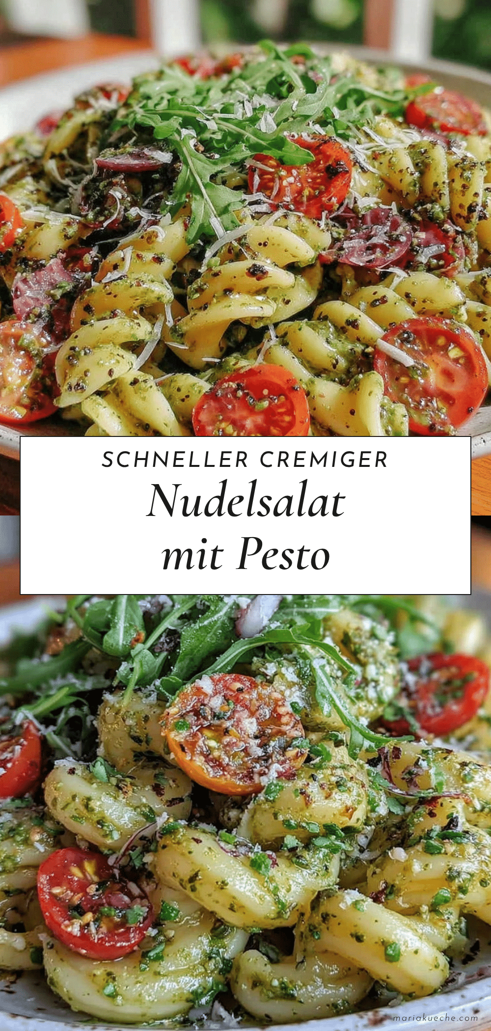 schneller Nudelsalat mit Pesto recipe