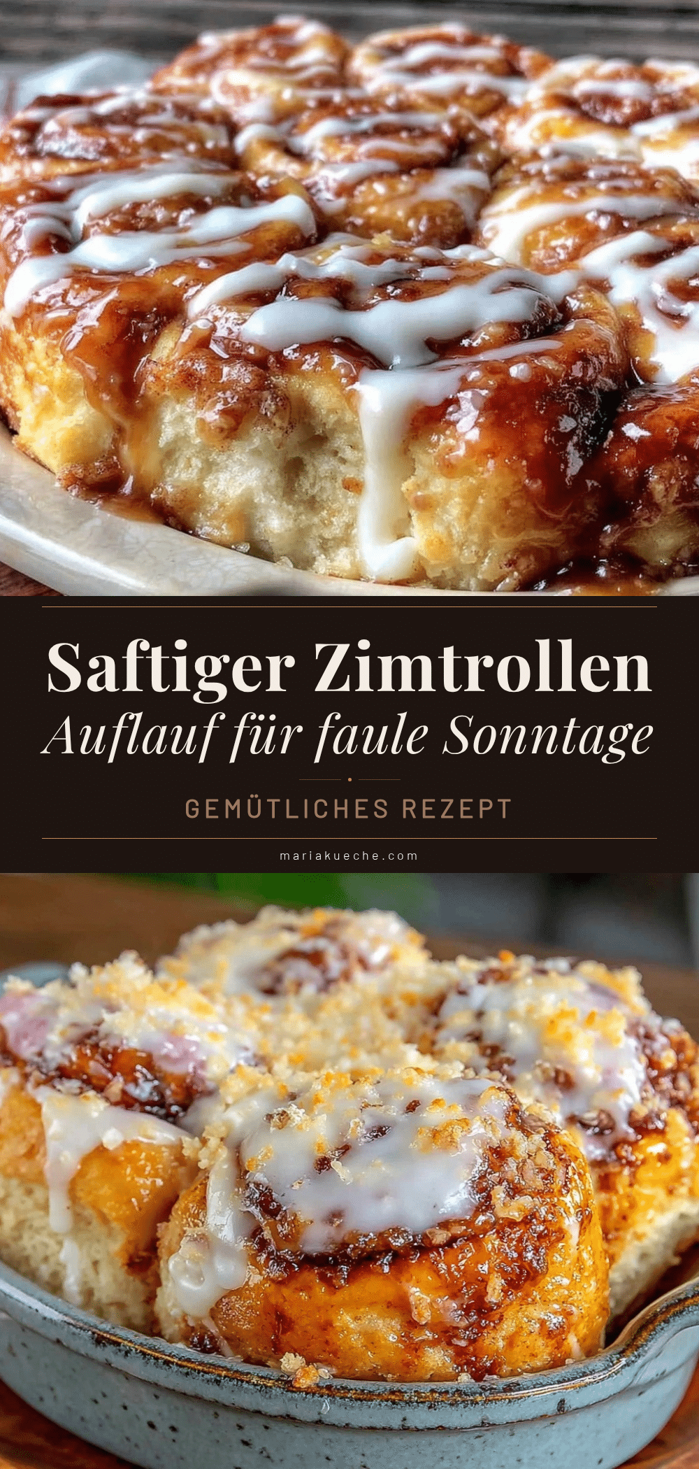 Zimtrollen Auflauf recipe