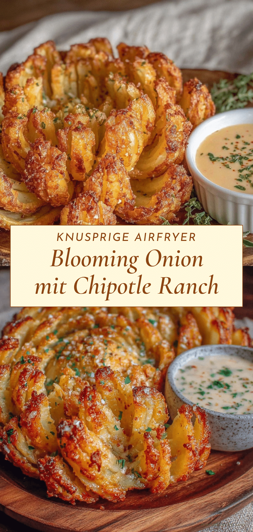 Air Fryer Blooming Onion recipe