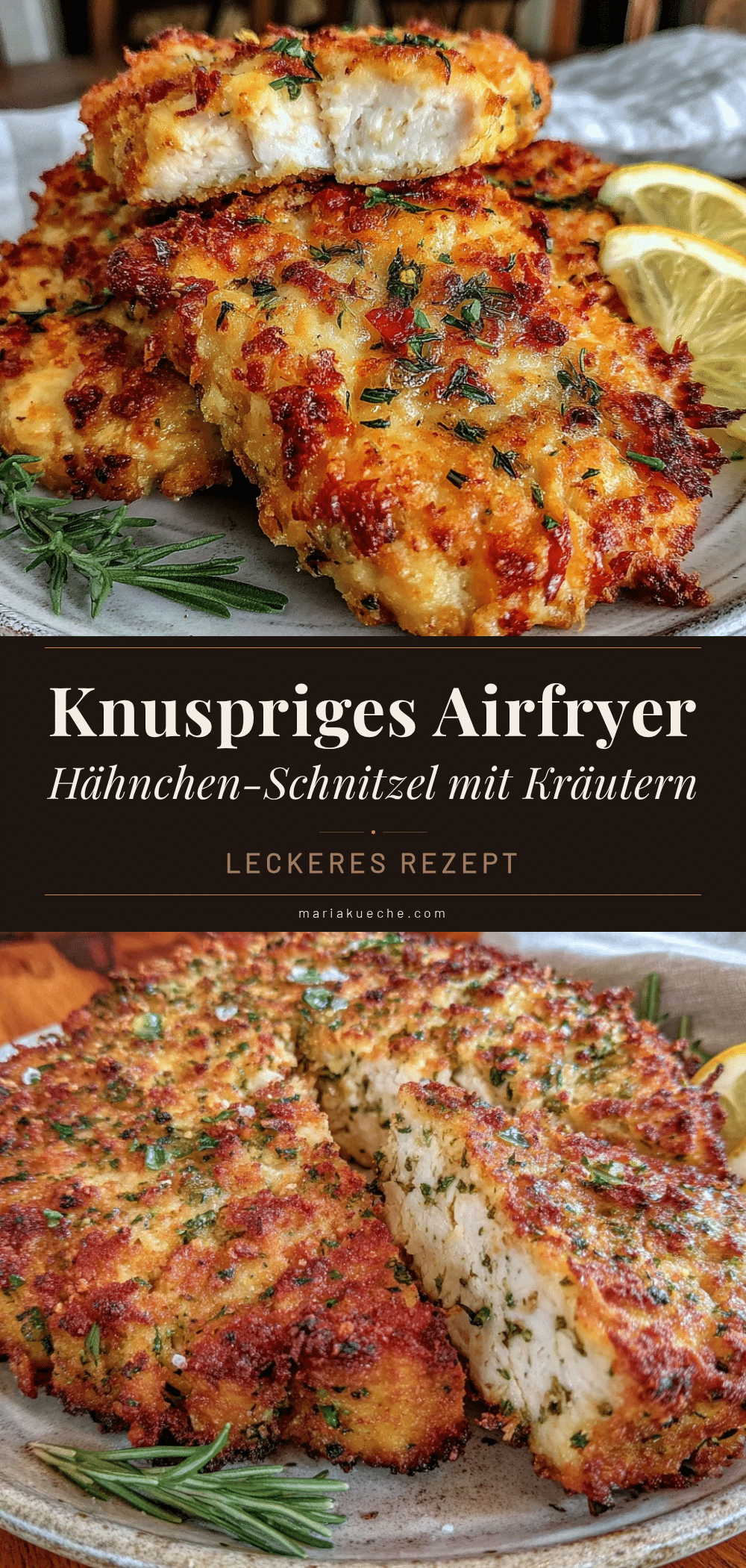 Airfryer Hähnchen-Schnitzel recipe