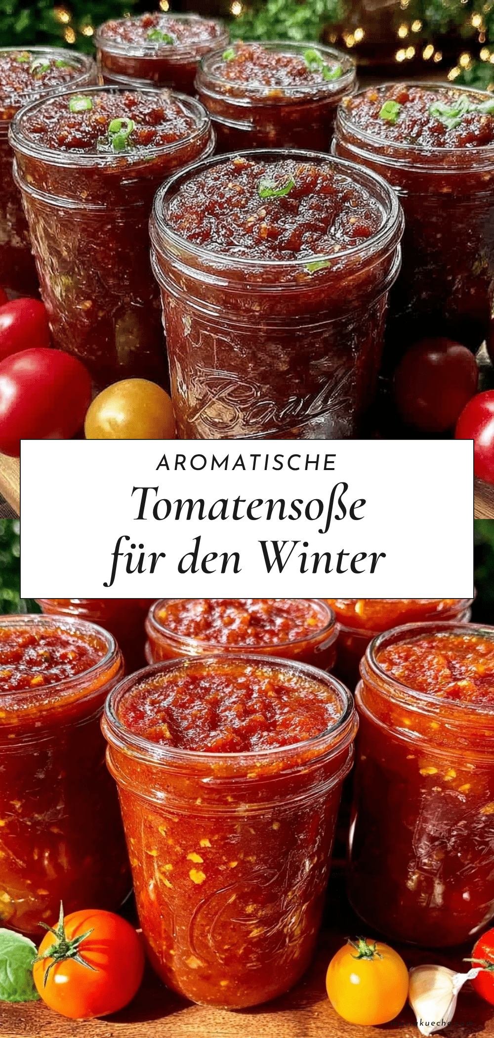 aromatische Tomatensoße einkochen recipe