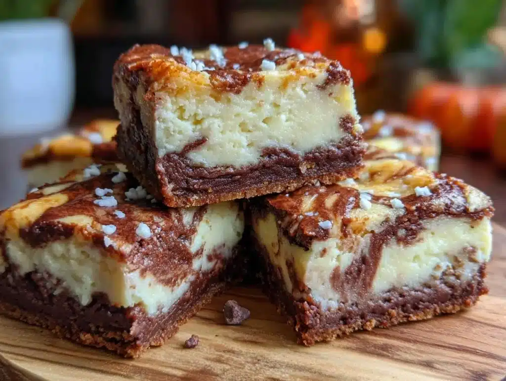 Brownie Cheesecake Swirl Bars - featured image