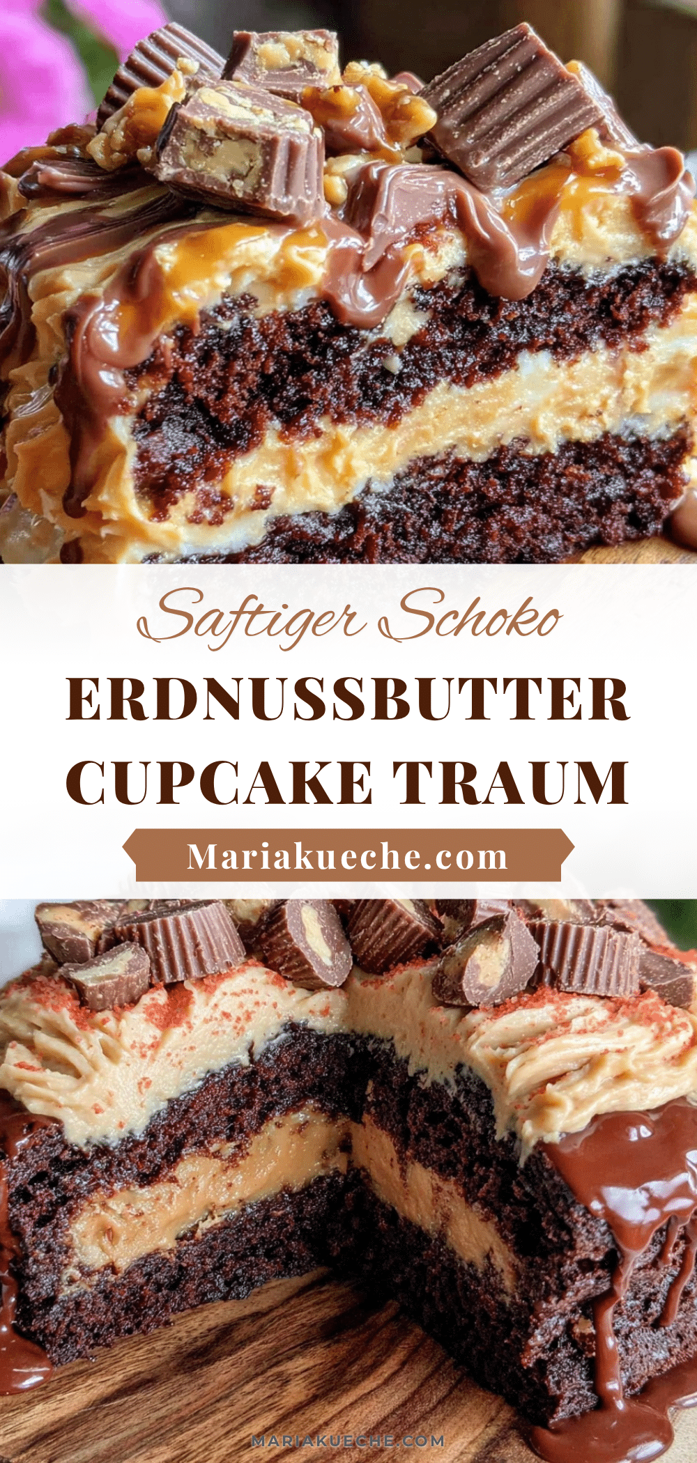 Chocolate Peanut Butter Cup Cake recipe