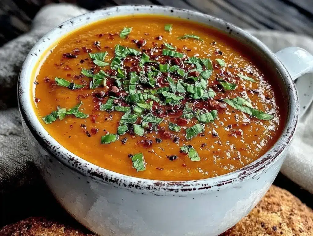cremige Kürbissuppe - featured image