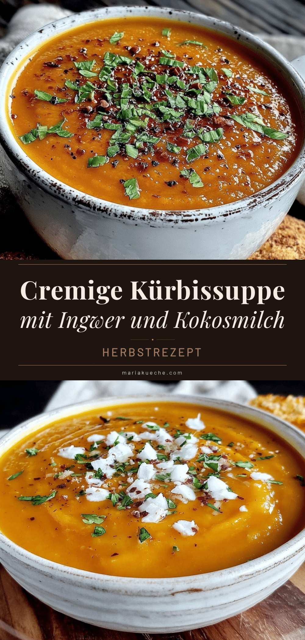 cremige Kürbissuppe recipe