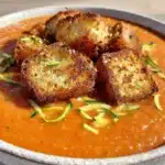 cremige Zucchini-Tomaten-Suppe - featured image