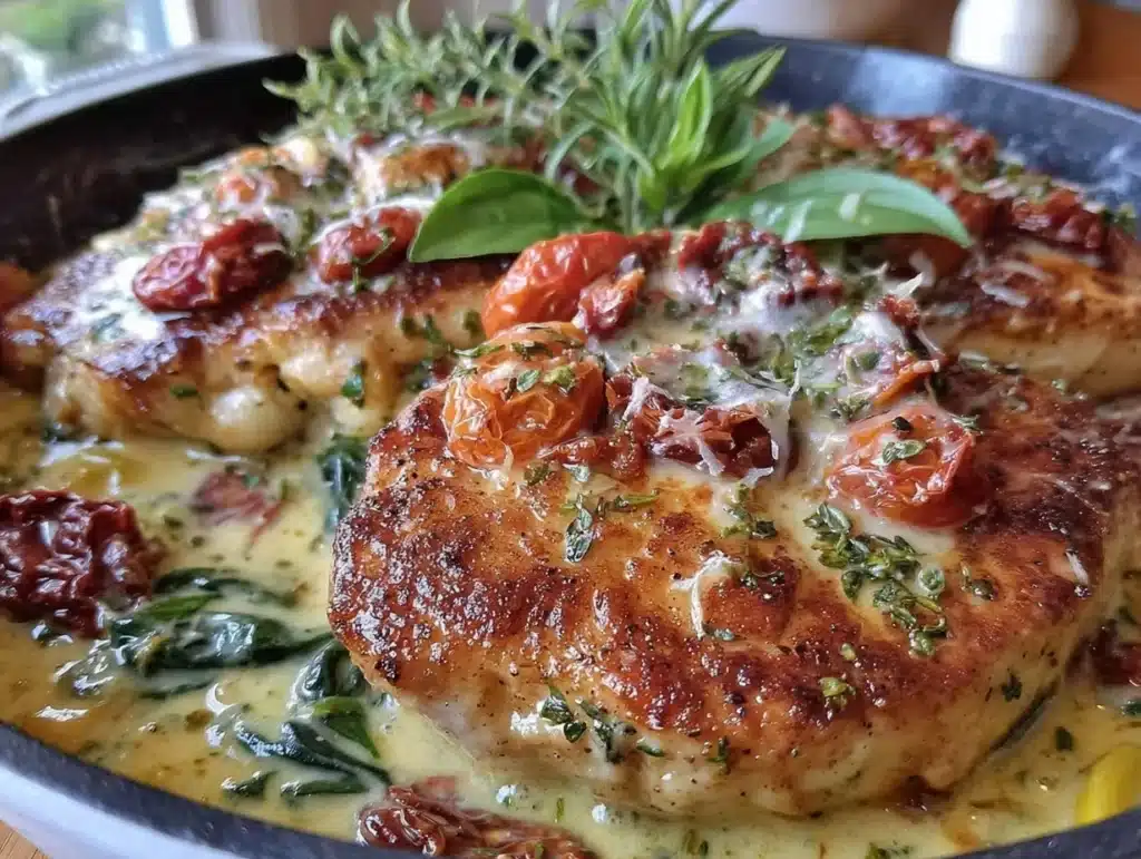cremiges Tuscan Chicken - featured image