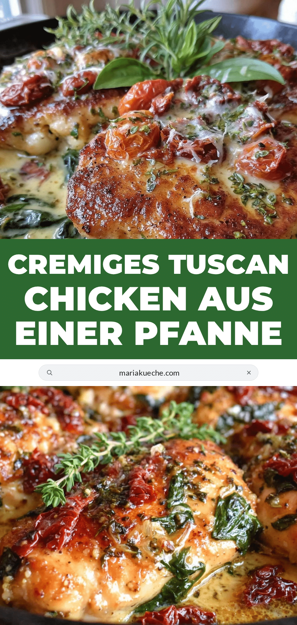 cremiges Tuscan Chicken recipe