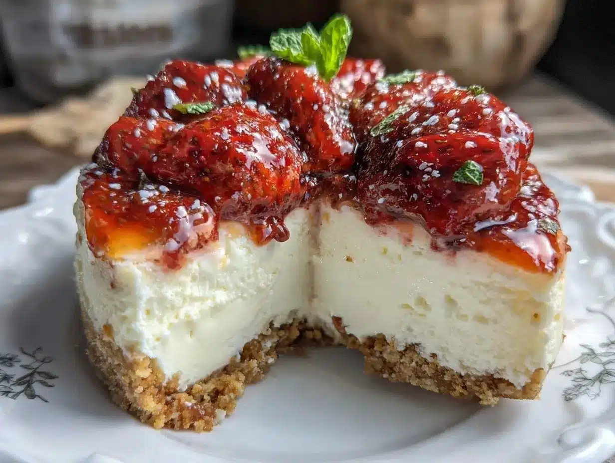 Erdbeer-Mascarpone-Kuchen ohne Backen preparation steps