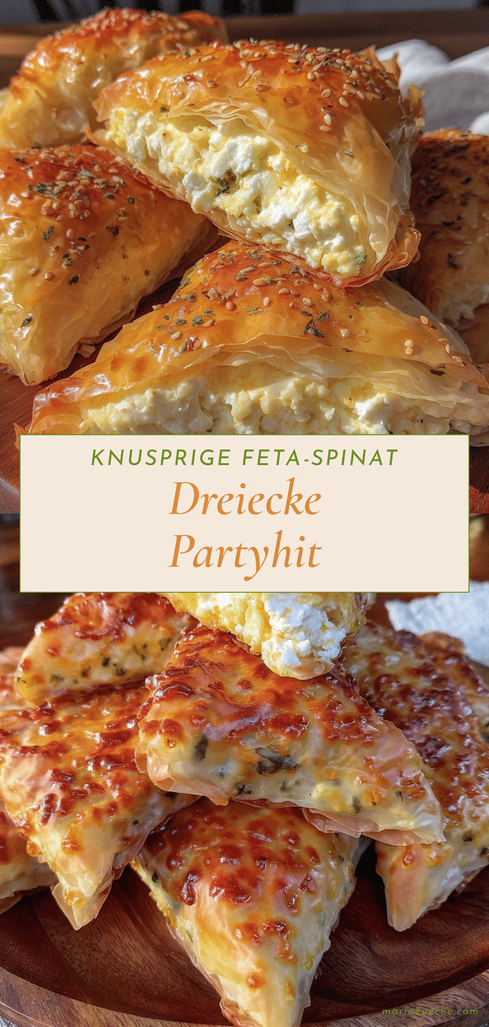 Feta-Spinat-Dreiecke recipe