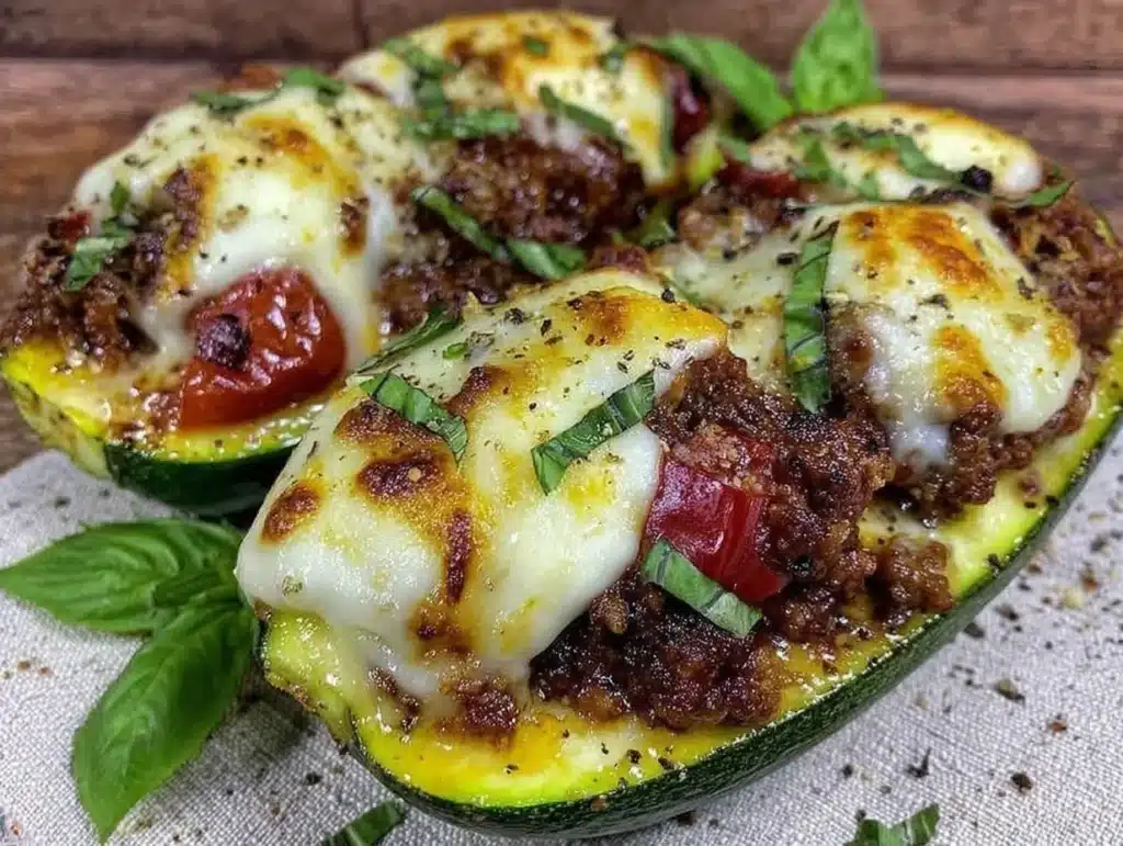 gefüllte Zucchiniboote - featured image