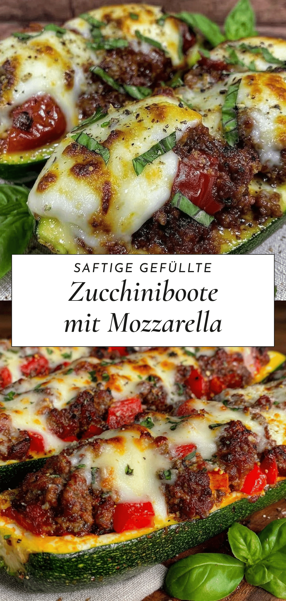 gefüllte Zucchiniboote recipe
