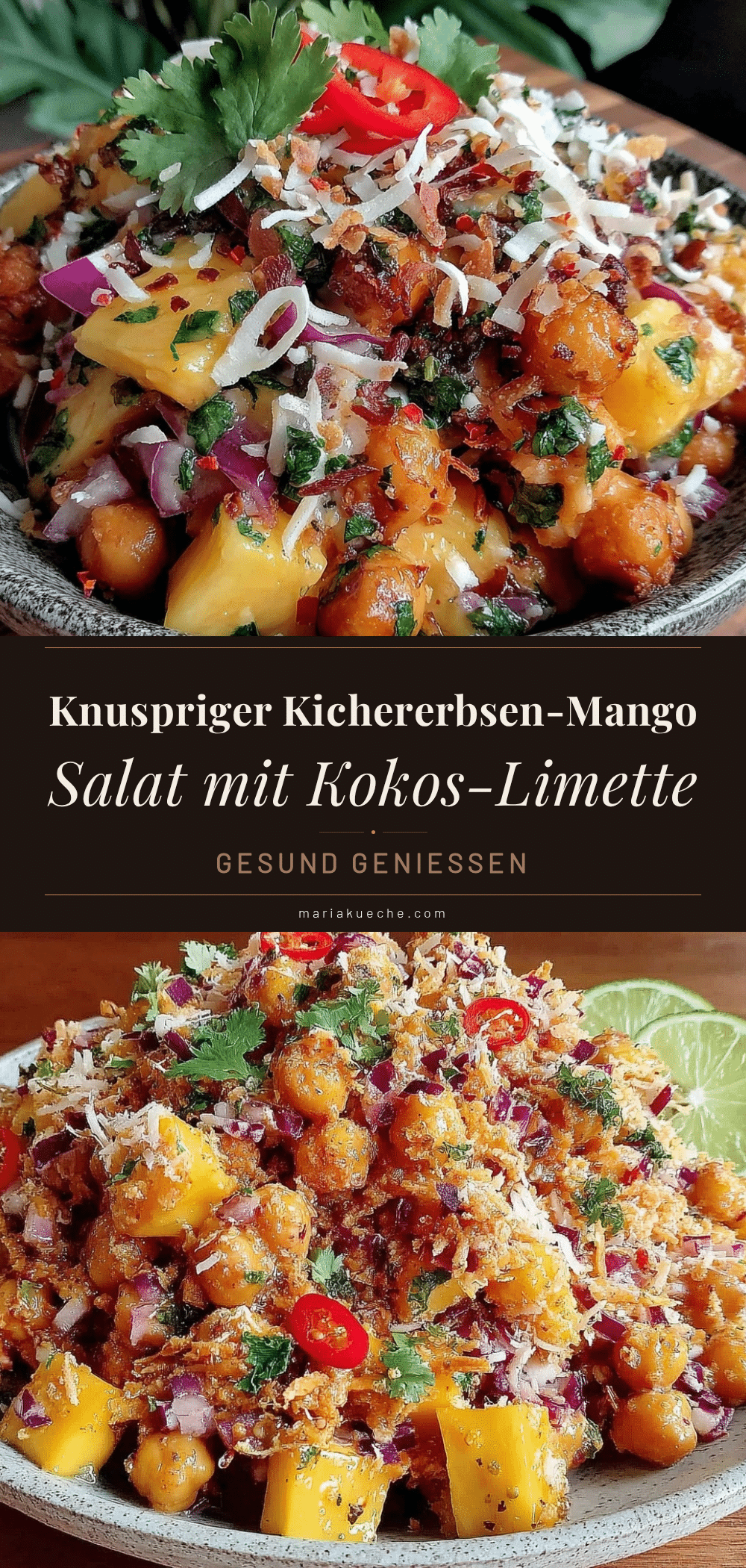 gerösteter Kichererbsen-Mango-Salat recipe