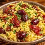 griechischer Orzo-Salat - featured image