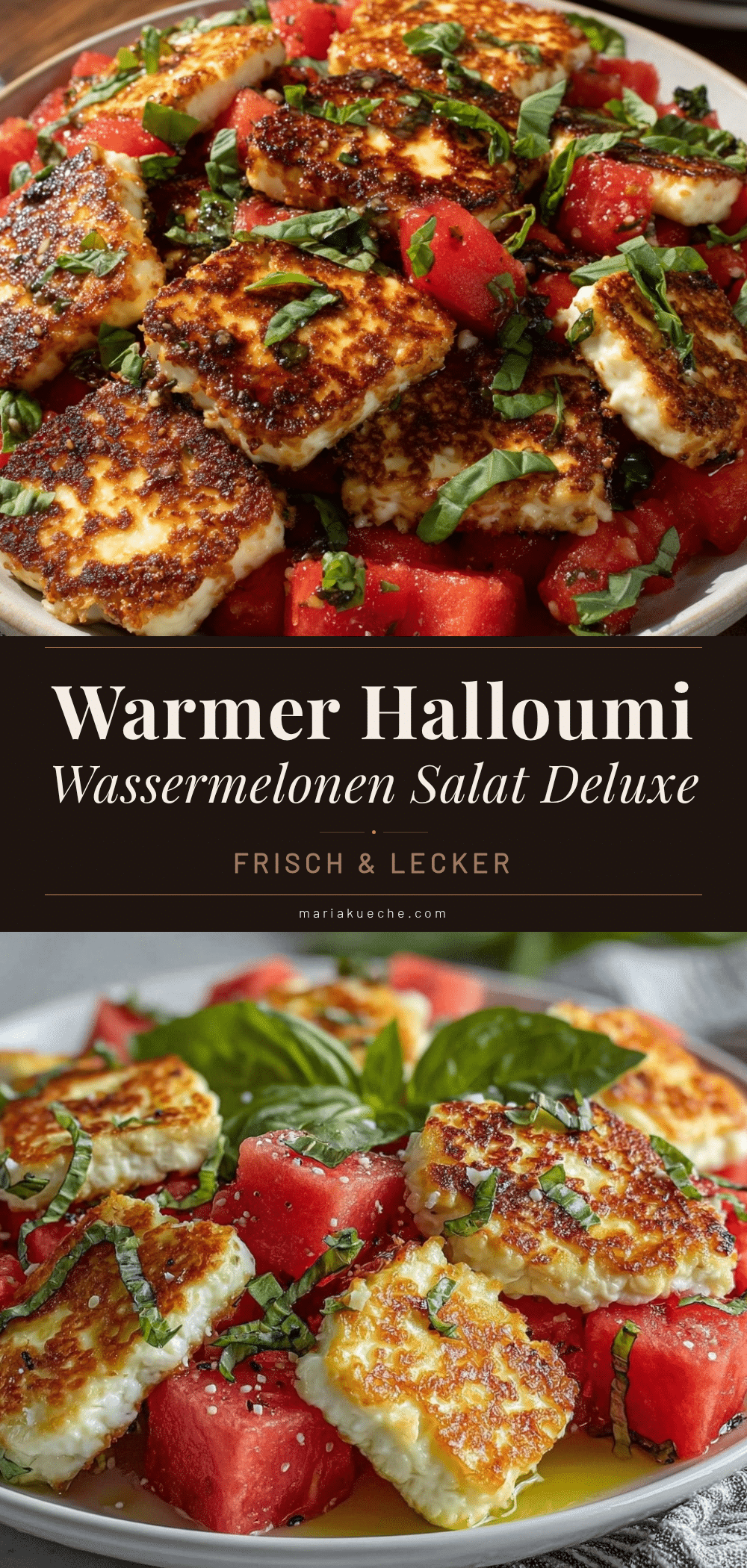 Halloumi-Wassermelonen-Salat recipe