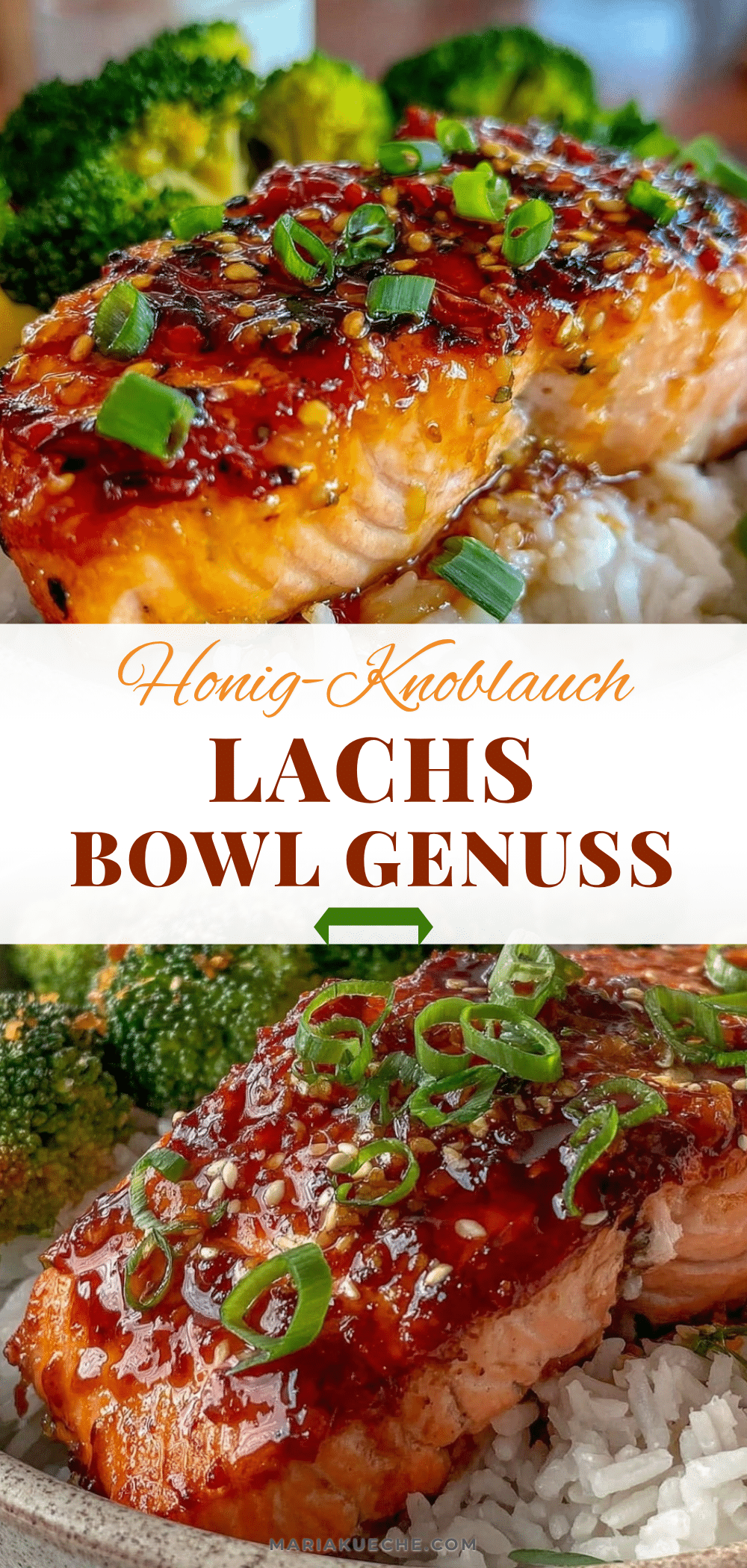 Honig-Knoblauch Lachs Bowl recipe