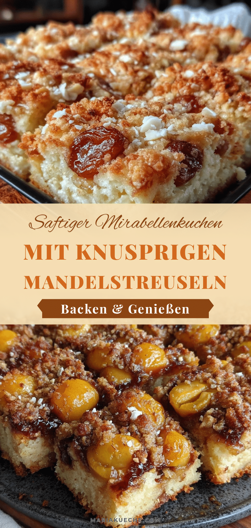 klassischer Mirabellenkuchen recipe