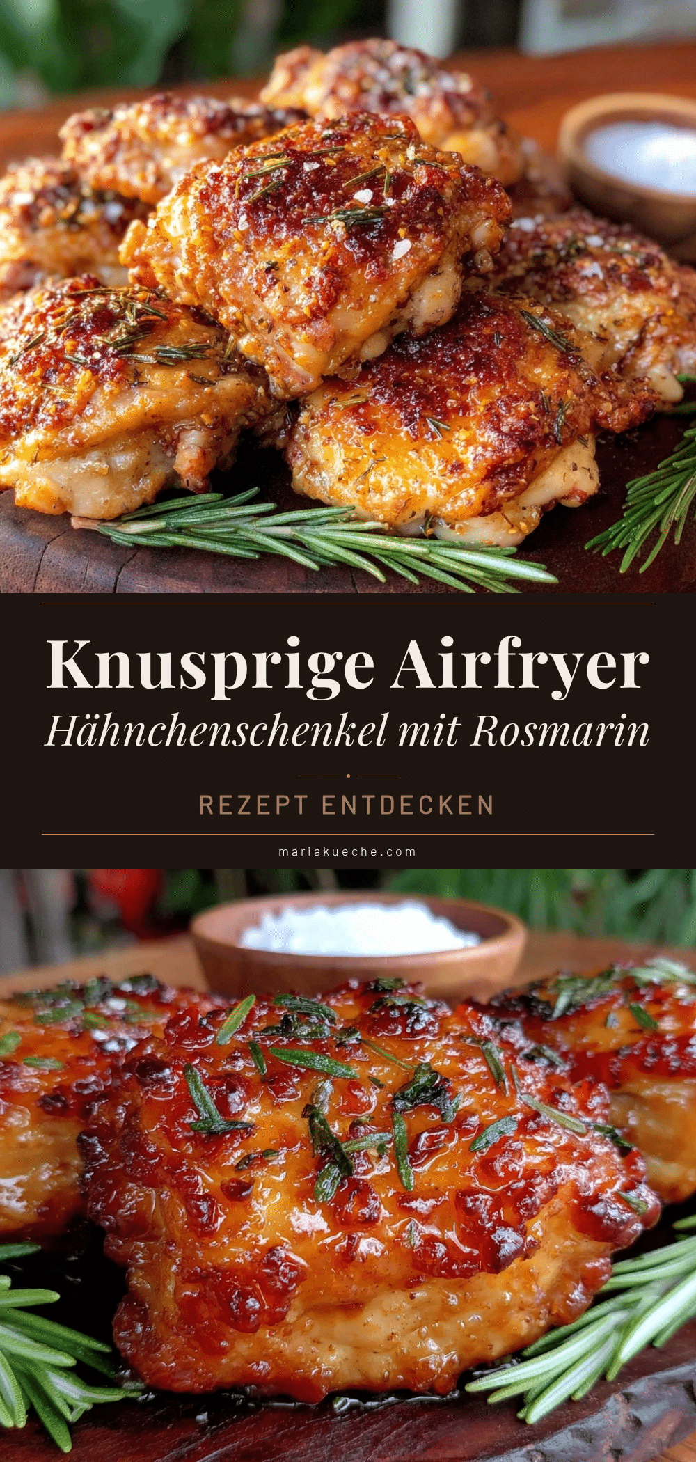 knusprige Airfryer Hähnchenschenkel recipe