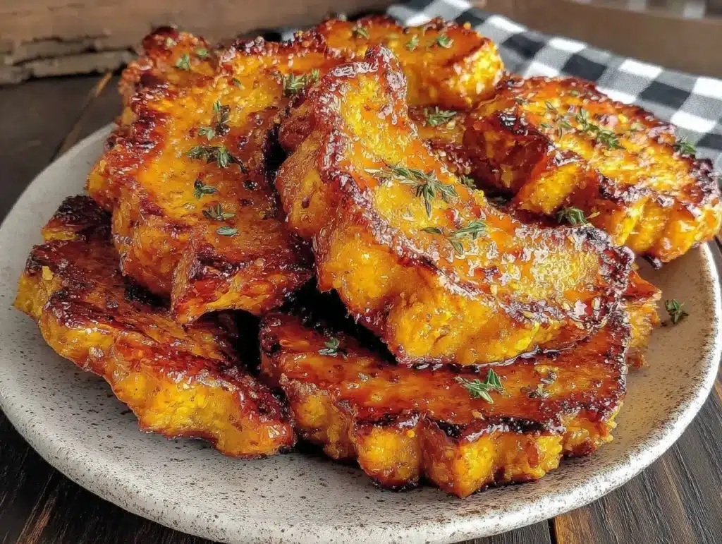 knusprige Kürbis-Wedges - featured image