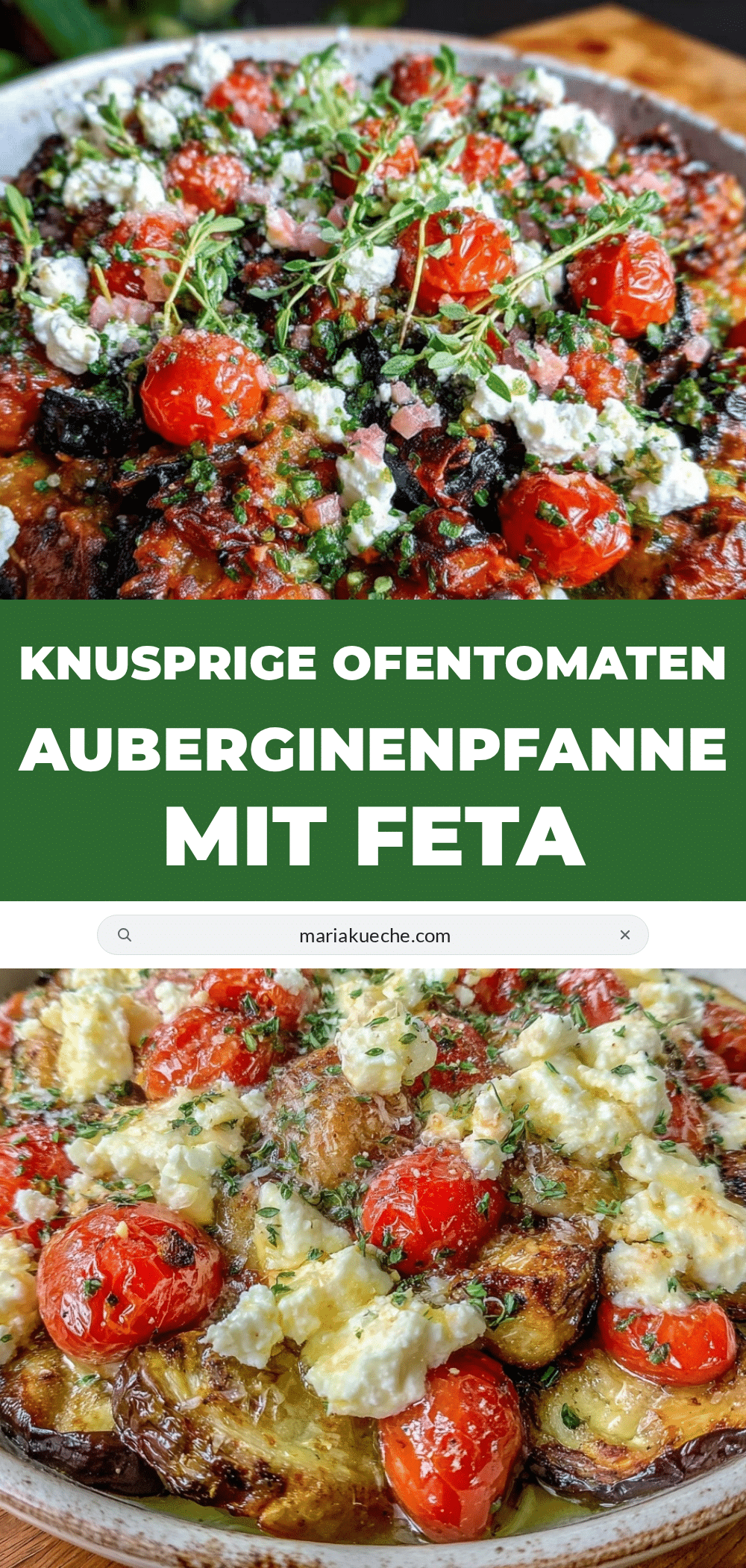 knusprige ofengeröstete tomaten-auberginen-pfanne recipe