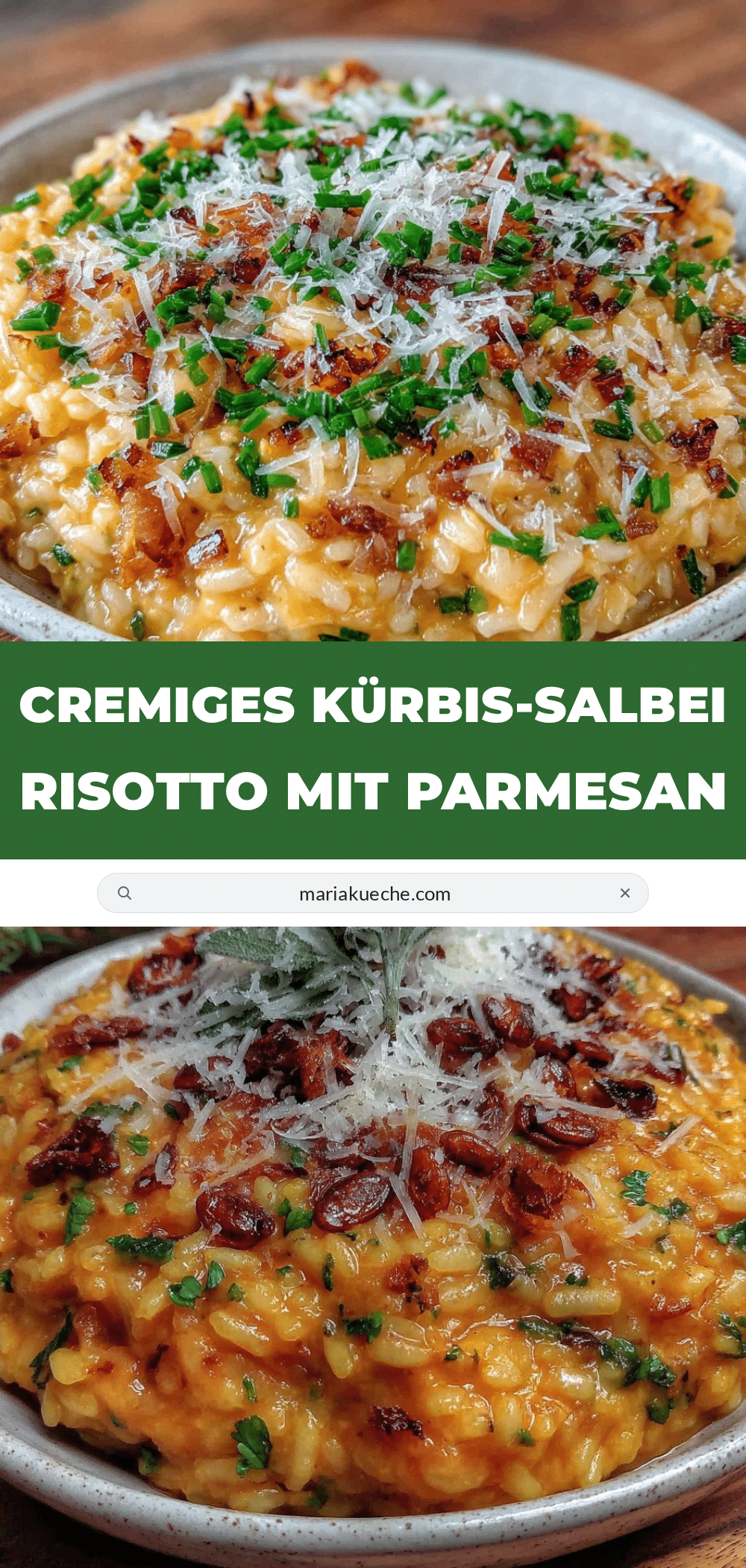 Kürbis-Salbei-Risotto recipe