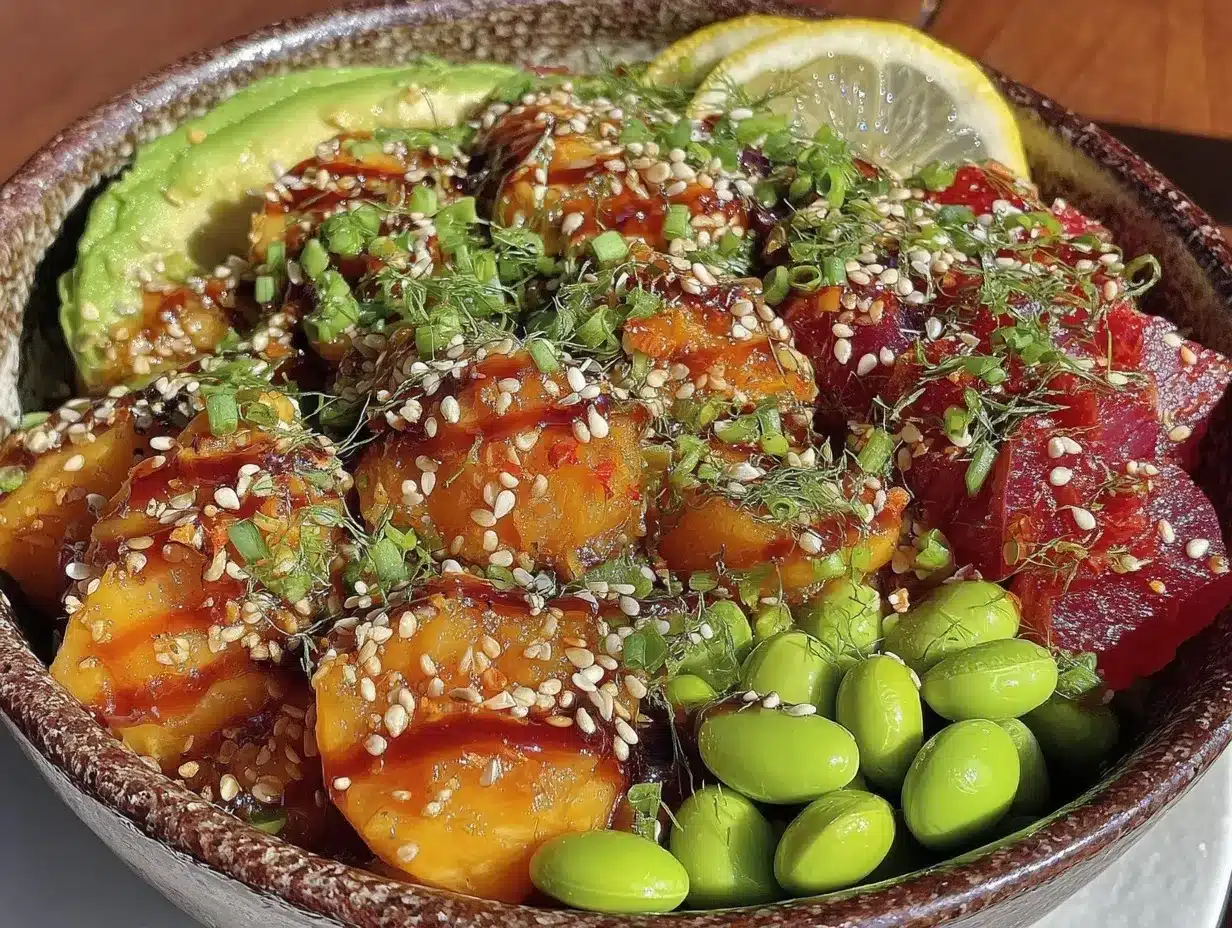 Mango-Avocado Power Bowl preparation steps