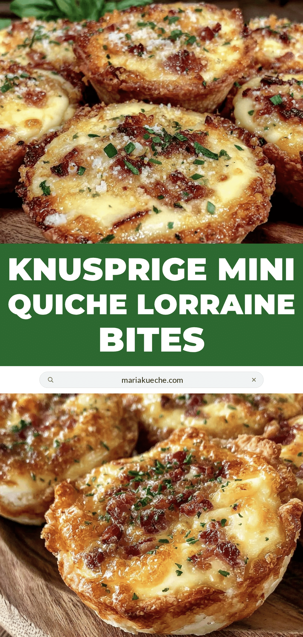 Mini Quiche Lorraine Bites recipe