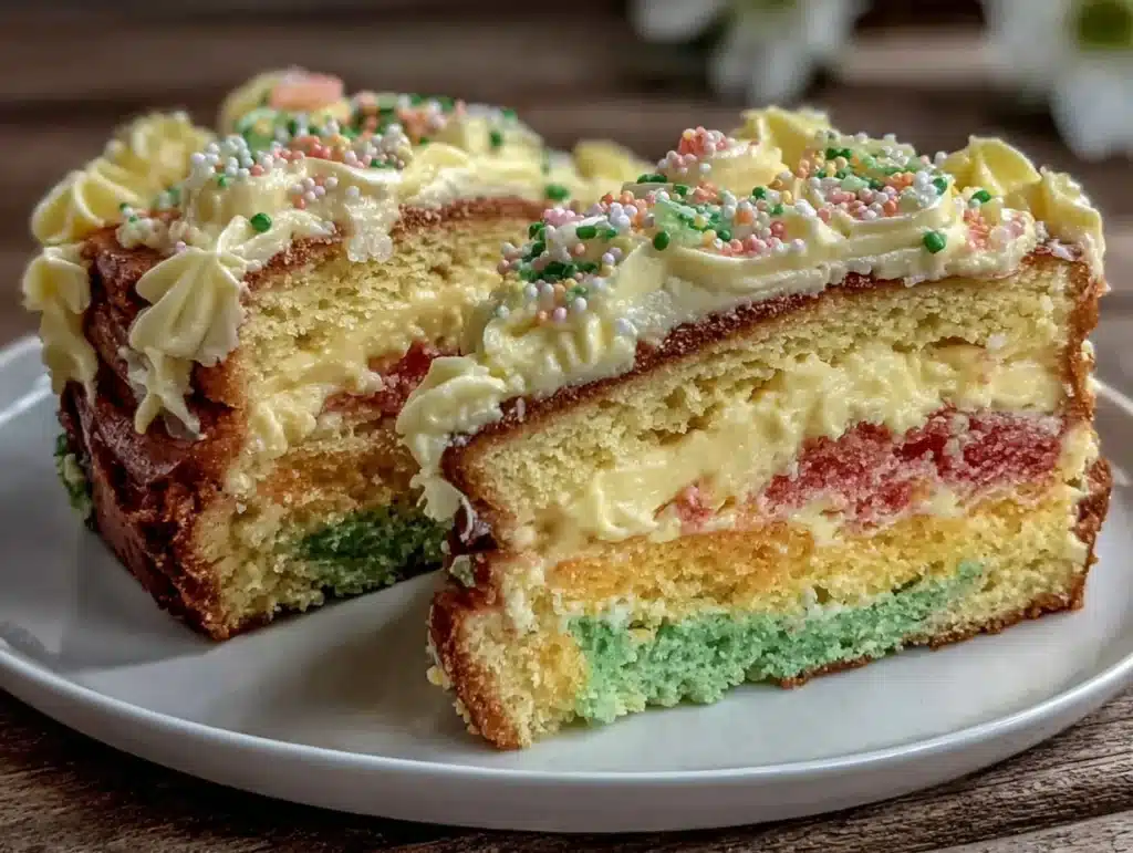 Regenbogen-Schmetterling Einschulungstorte - featured image