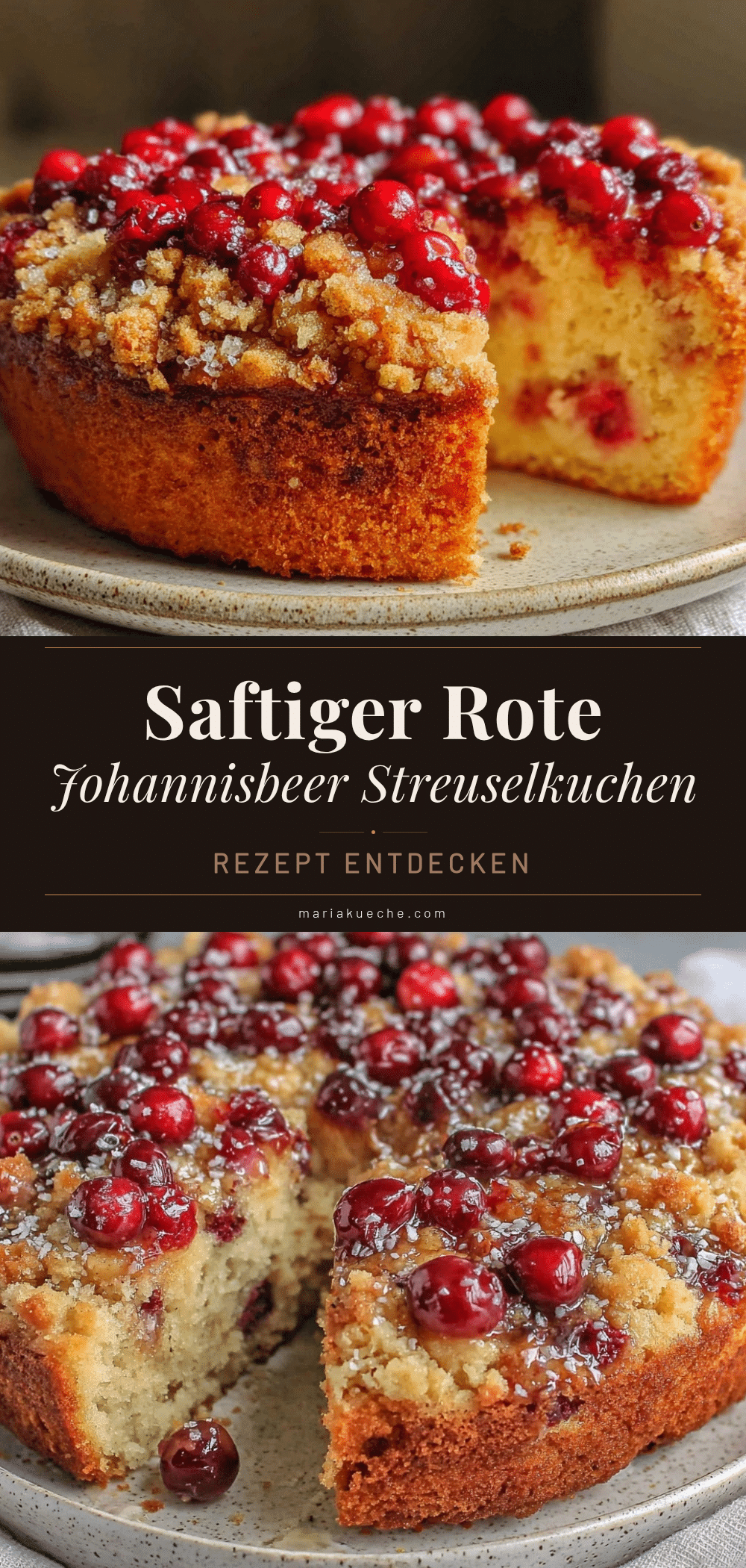 Rote Johannisbeer Streuselkuchen recipe